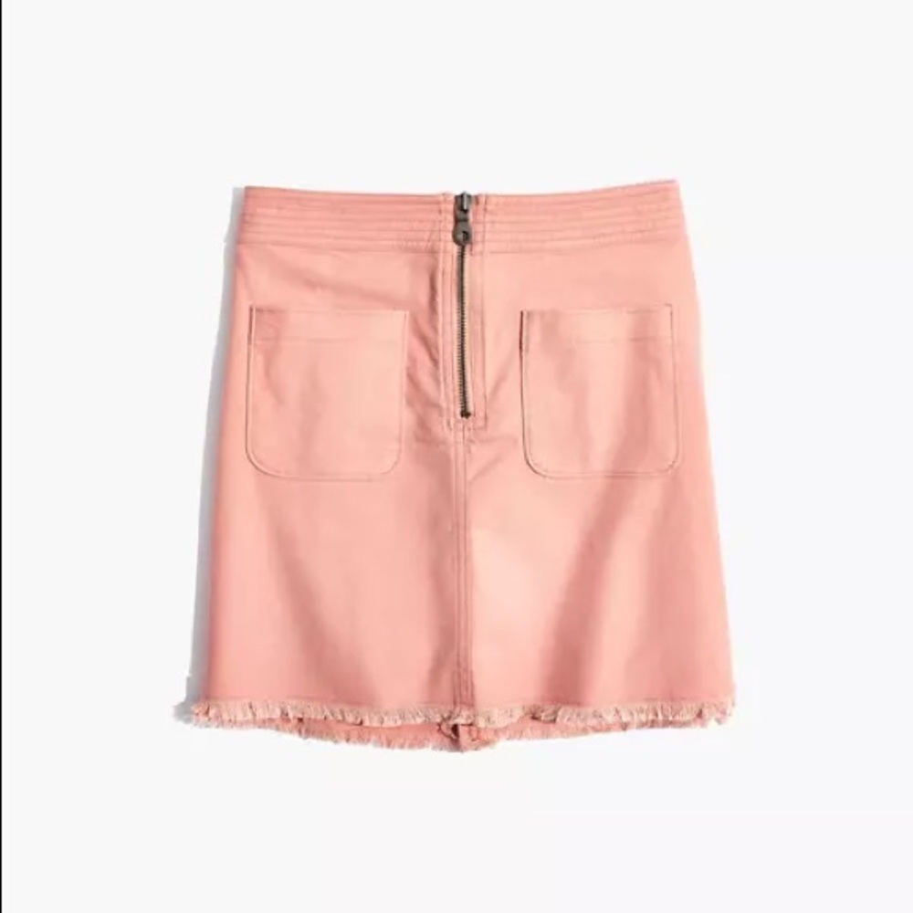 Madewell A-Line zip skirt